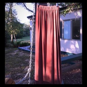 Maxi Skirt - dark dusty rose color